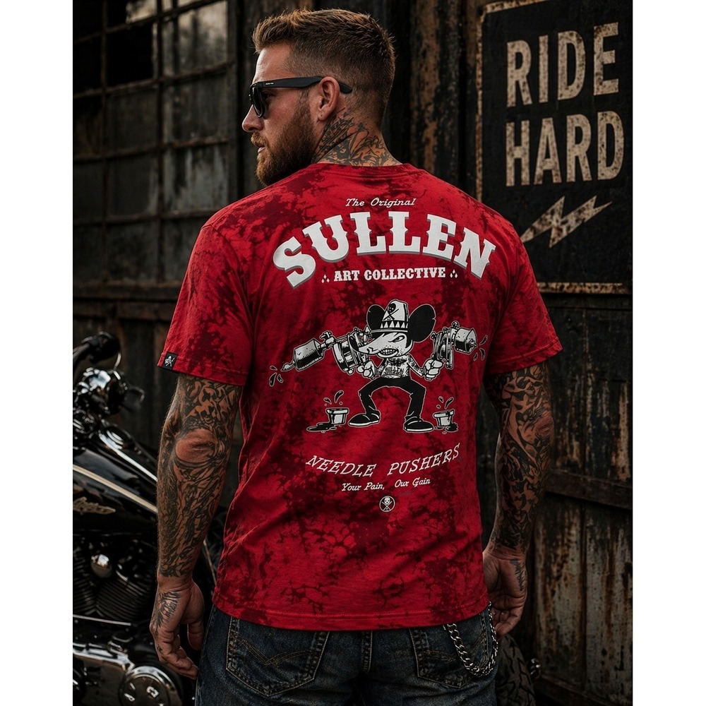 Men's Sullen Art Collective Gun Slinger Needle Pushers Small NWT T30 New